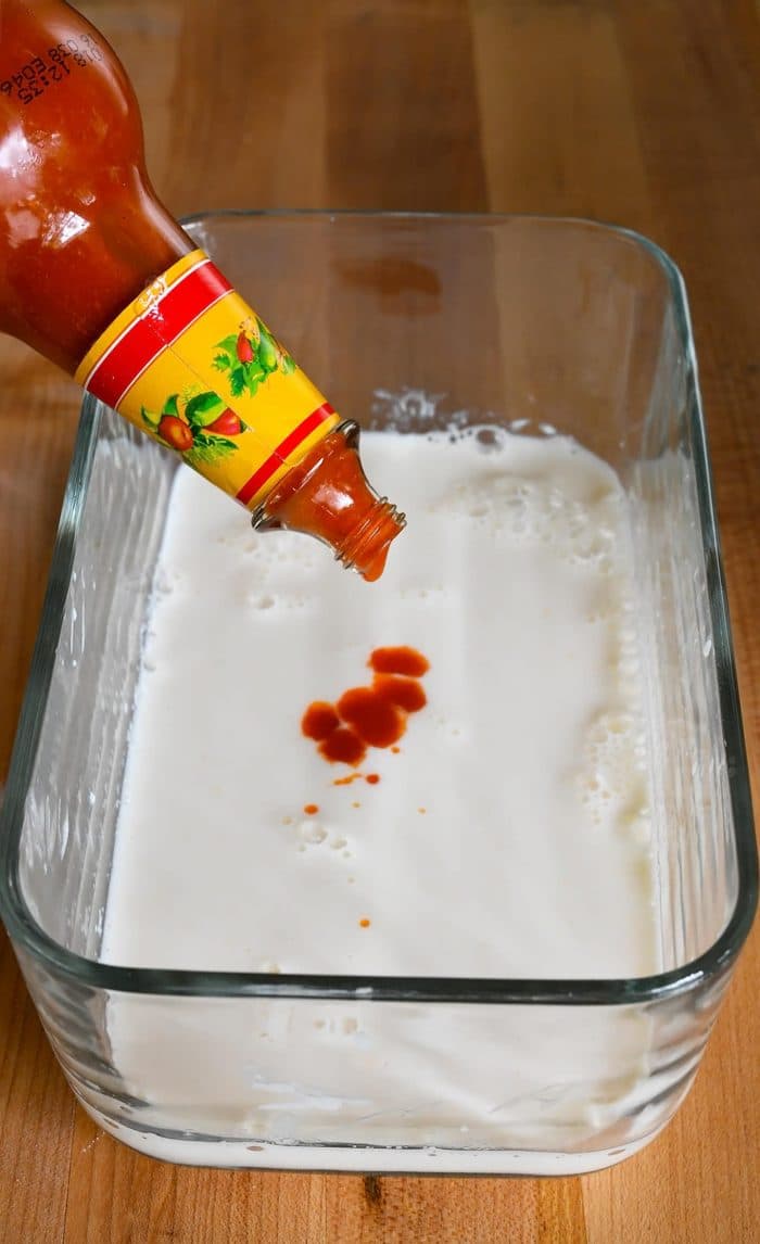 Air Fryer Chicken Tenders Recipe - These crispy, tender and delicious chicken fingers are baked to perfection in the air fryer. // addapinch.com