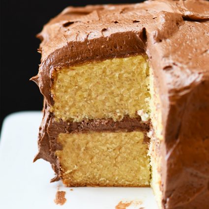 Best Vanilla Cake Recipe - A one bowl vanilla cake recipe that is quick, easy, and delicious! Made from scratch, this cake is perfect for every occasion!