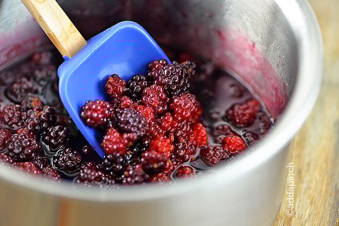 Blackberry Syrup Recipe from addapinch.com