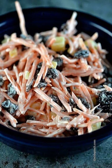Carrot Salad Recipe | ©addapinch.com