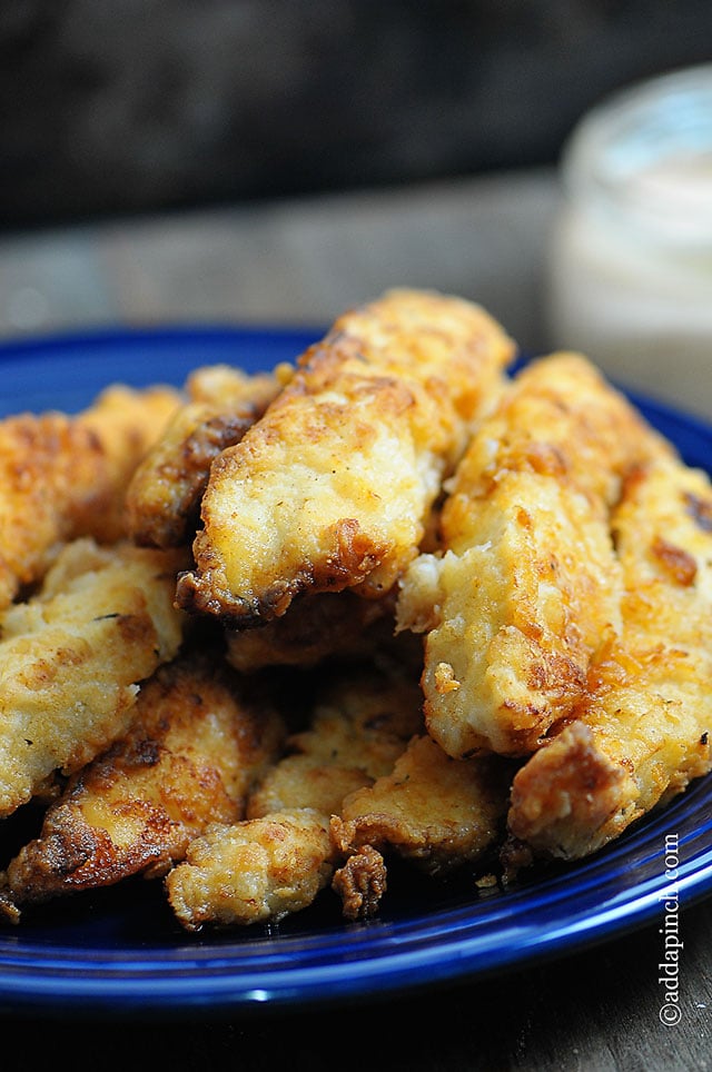Chicken Strips Recipe | ยฉaddapinch.com