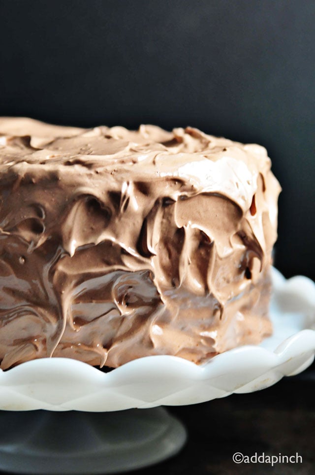 Chocolate Velvet Cake Recipe | ยฉaddapinch.com