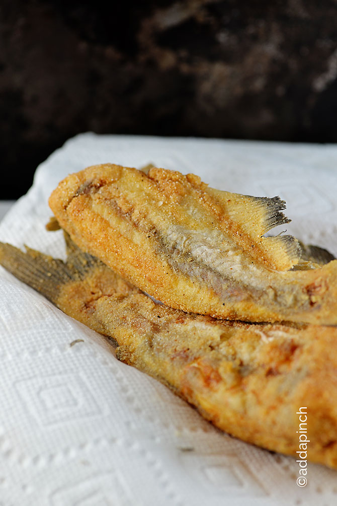 Fried Catfish Recipe from addapinch.com