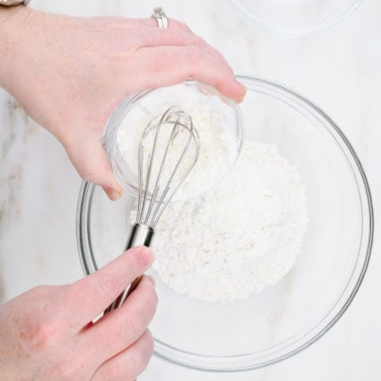 How to Make Cake Flour - Learn how to make your own cake flour at home. An easy two-ingredient substitute. // addapinch.com
