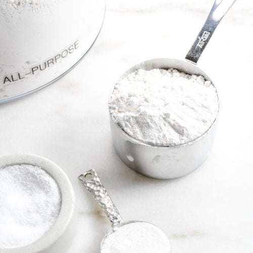 Self-rising flour is a staple ingredient in so many southern recipes! Learn how to make your own self-rising flour with this quick and easy substitution recipe. All you need are 3 simple ingredients! // addapinch.com