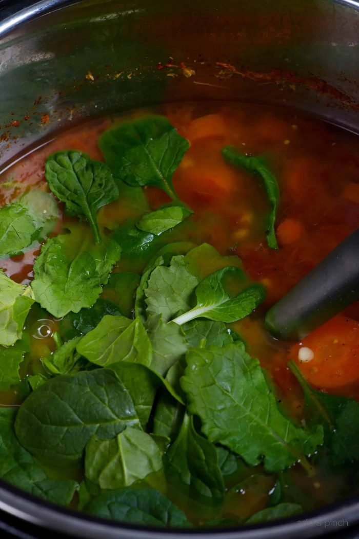Lentil Vegetable Soup Recipe - This easy one pot Lentil Vegetable Soup recipe is a warm, comforting and delicious soup recipe! Gluten-free, vegetarian and vegan, but one that even meat lovers love! // addapinch.com