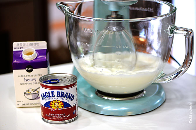 No Churn Ice Cream Recipe from addapinch.com