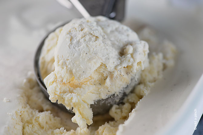 No Churn Ice Cream Recipe from addapinch.com
