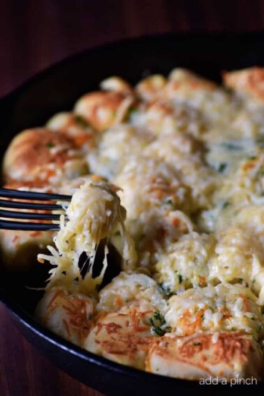 Parmesan Garlic Bread Bites Recipe from addapinch.com