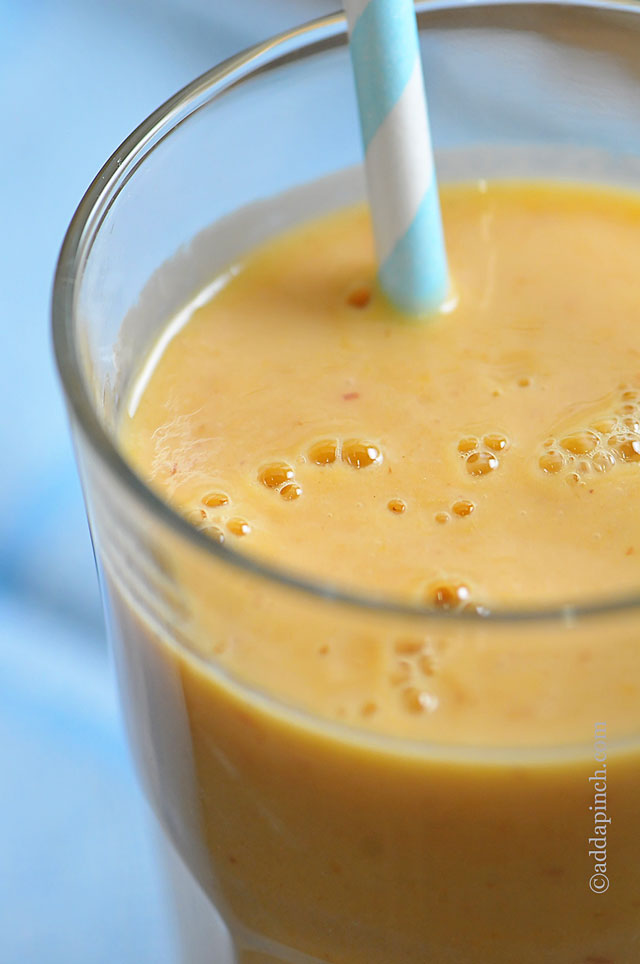 Peach Smoothie | ยฉaddapinch.com