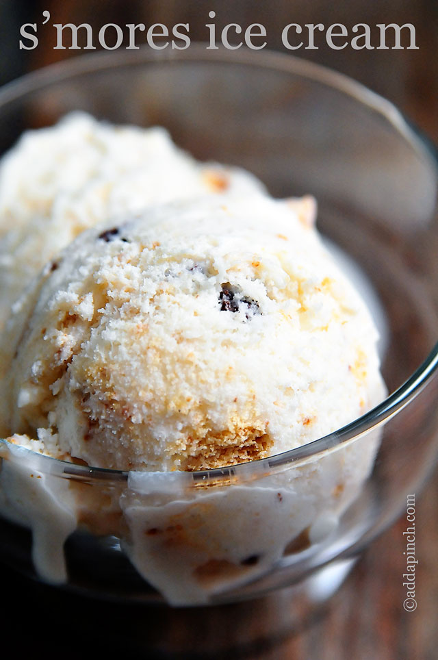 Smores Ice Cream Recipe | ยฉaddapinch.com
