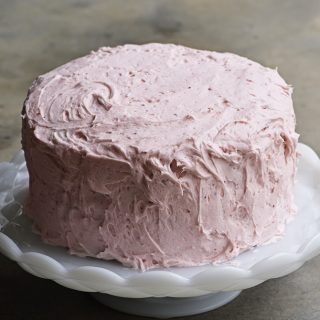 Strawberry Cake Recipe - Strawberry Cake made from scratch! This strawberry cake recipe is perfect for those looking for a homemade fresh strawberry cake. // addapinch.com